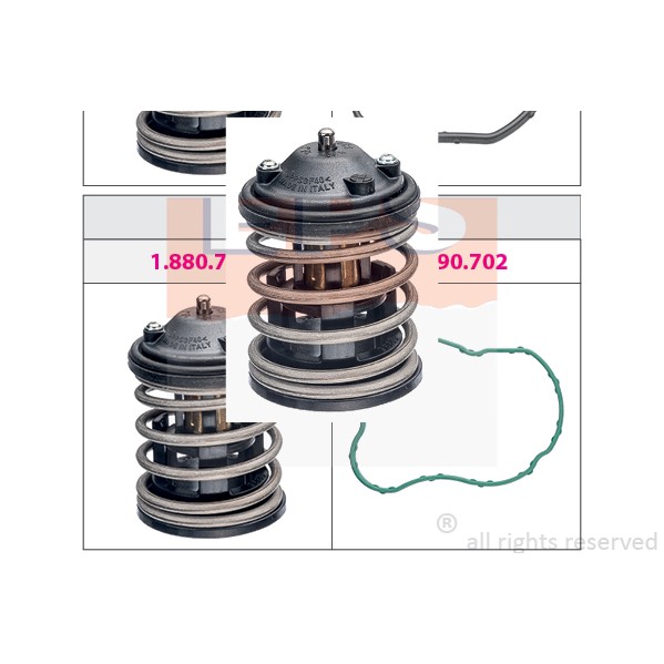 Слика на Термостат EPS Made in Italy - OE Equivalent 1.880.762S за BMW 1 F21 125 d - 211 коњи дизел