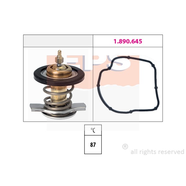 Слика на Термостат EPS Made in Italy - OE Equivalent 1.880.784 за Mercedes Sprinter 3.5-t Bus (906) 311 CDI (906.731, 906.733, 906.735) - 109 коњи дизел