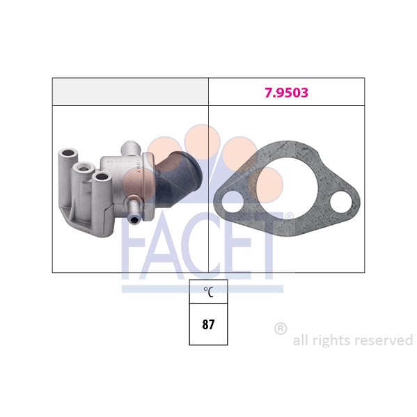 Слика на Термостат FACET Made in Italy - OE Equivalent 7.8107