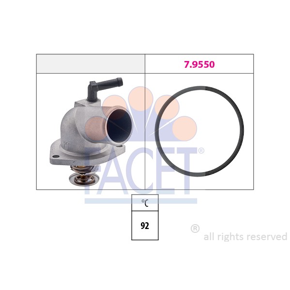 Слика на Термостат FACET Made in Italy - OE Equivalent 7.8174