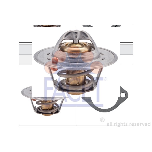 Слика на Термостат FACET Made in Italy - OE Equivalent 7.8202S за Hyundai Excel 2 (LC) 1.5 - 90 коњи бензин