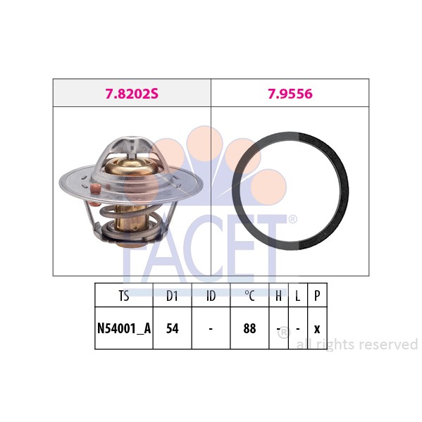 Слика на Термостат FACET Made in Italy - OE Equivalent 7.8533