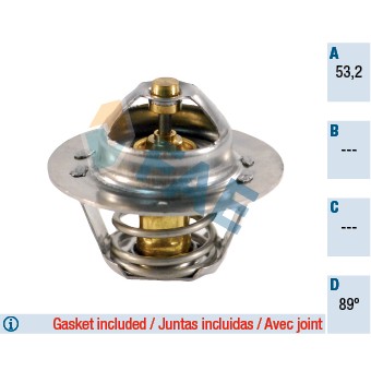 Слика на Термостат FAE 5202489 за Citroen Evasion 22,U6 2.0 - 121 коњи бензин