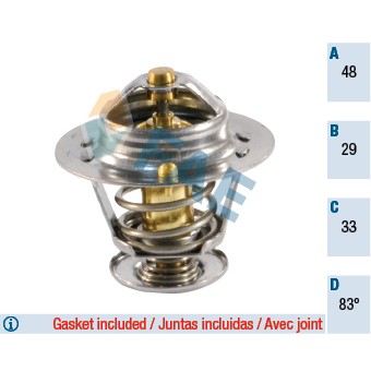 Слика на Термостат FAE 5304783 за Nissan Almera (N16) 1.5 - 98 коњи бензин