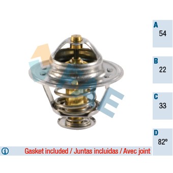 Слика на Термостат FAE 5307582 за Lancia Thema (834) 2000 i.e. 16V (834AI) - 141 коњи бензин