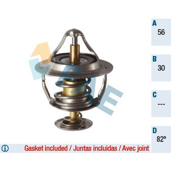 Слика на Термостат FAE 5322582 за Mitsubishi Montero (H6W,H7W) GDI (H67W, H77W) - 129 коњи бензин