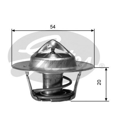 Слика на Термостат GATES TH00188G1 за Renault Laguna (B56,556) 2.0 (556A) - 139 коњи бензин