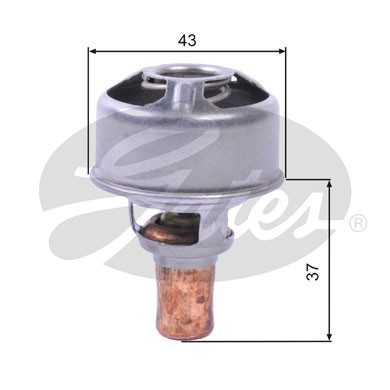 Слика на Термостат GATES TH01483 за Renault Express Box 1.4  (F407) - 58 коњи бензин