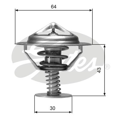 Слика на Термостат GATES TH05977G1 за Honda Prelude 4 (BB) 2.2 i 16V Vtec (BB1) - 185 коњи бензин