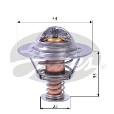 Слика на Термостат GATES TH22689G1 за Opel Astra H Hatchback 1.7 CDTI - 100 коњи дизел