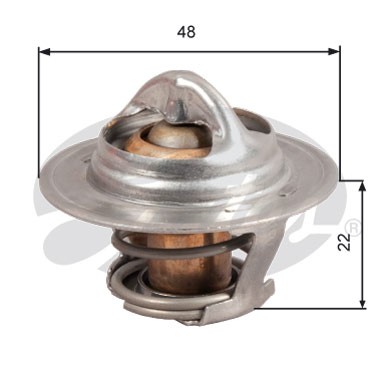 Слика на Термостат GATES TH28592G1 за Opel Astra F 1.4 Si - 82 коњи бензин