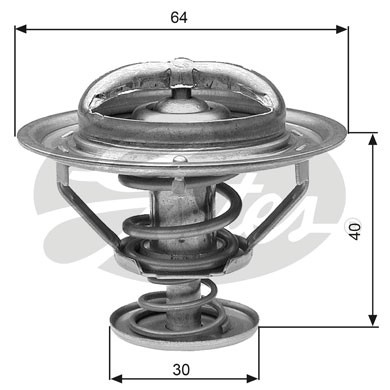 Слика на Термостат GATES TH31182G1 за Toyota Land Cruiser 100 (J10) 4.7 (UZJ100) - 238 коњи бензин