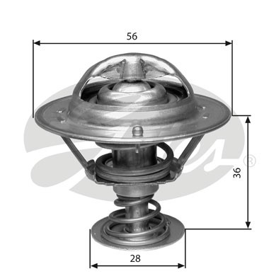 Слика на Термостат GATES TH31482G1 за Toyota RAV4 (XA2) 2.0 D-4D 4WD - 116 коњи дизел