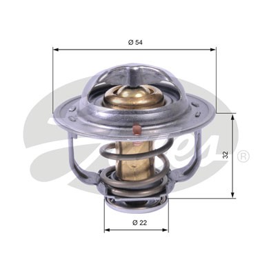 Слика на Термостат GATES TH42589G1 за Opel Astra J 1.7 CDTI - 131 коњи дизел