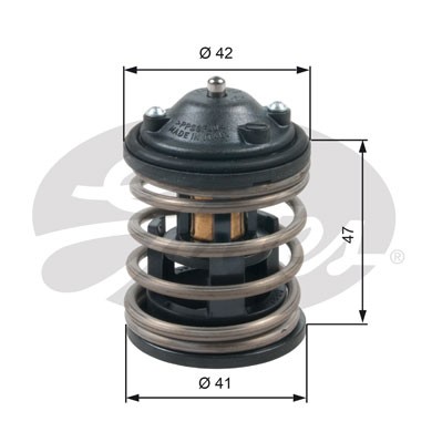 Слика на Термостат GATES TH47487G1 за BMW 1 E81, E87 120 d - 163 коњи дизел