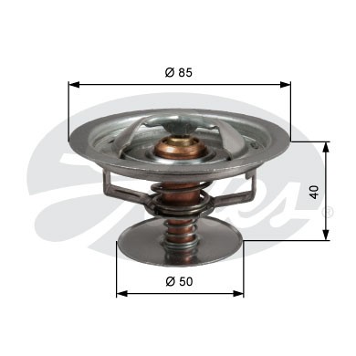 Слика на Термостат GATES TH51583G1 за камион Renault C 1982 CBH 385.34 - 385 коњи дизел