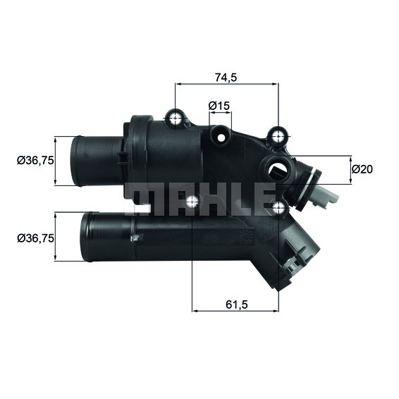 Слика на Термостат MAHLE TH 46 83