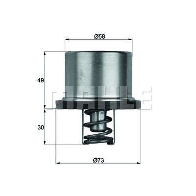 Слика на Термостат MAHLE THD 1 71 за камион Volvo F 12/320,F 12/330 - 320 коњи дизел