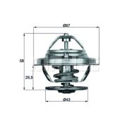 Слика 1 на Термостат MAHLE TX 19 75D