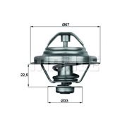 Слика 1 на Термостат MAHLE TX 24 87D