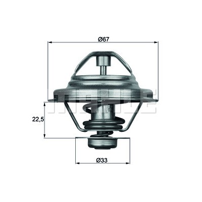 Слика на Термостат MAHLE TX 24 87D за VW Transporter T3 Platform 1.9 - 78 коњи бензин