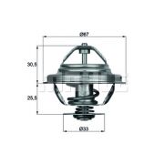 Слика 1 на Термостат MAHLE TX 27 80D