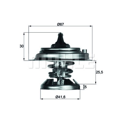 Слика на Термостат MAHLE TX 29 75D за Mercedes Vario Platform 512 D (667.321, 667.322, 667.323) - 122 коњи дизел