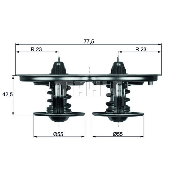 Слика на Термостат MAHLE TX 32/1D за камион Scania 4 Series 124 G/400 - 400 коњи дизел