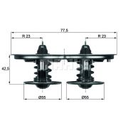 Слика 1 на Термостат MAHLE TX 32 75D
