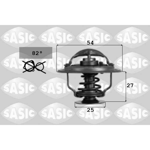 Слика на Термостат SASIC 3381901 за Citroen Jumper BOX 244 2.8 HDi 4x4 - 128 коњи дизел