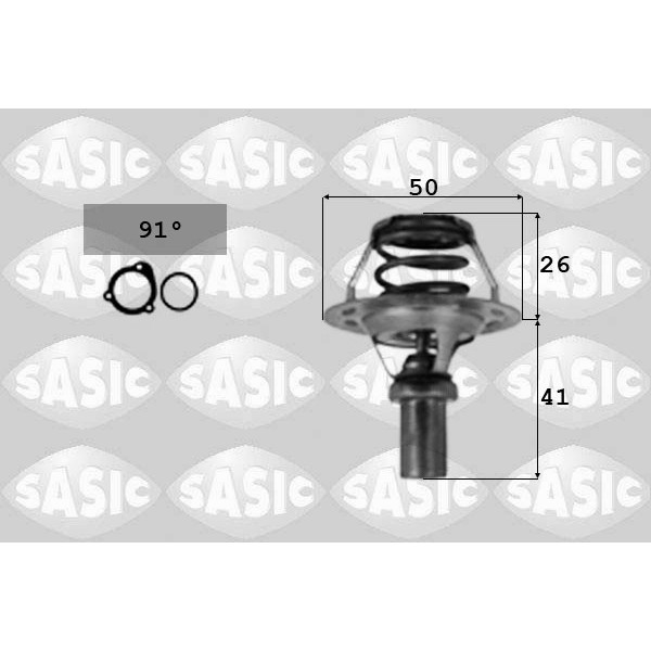 Слика на Термостат SASIC 4000361 за Renault 19 II Chamade 1.2 - 60 коњи бензин