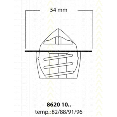 Слика на Термостат TRISCAN 8620 1082