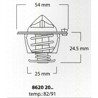 Слика на Термостат TRISCAN 8620 2082