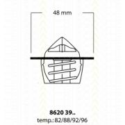 Слика 1 на Термостат TRISCAN 8620 3982