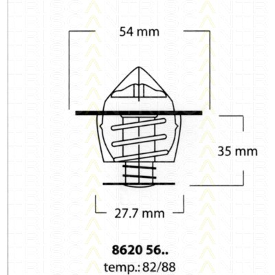 Слика на Термостат TRISCAN 8620 5682