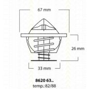 Слика 1 на Термостат TRISCAN 8620 6382