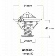 Слика 1 $на Термостат TRISCAN 8620 8582