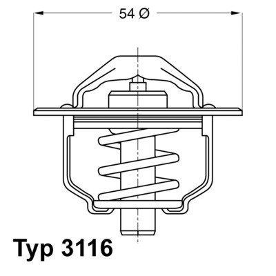 Слика на Термостат WAHLER 3116.89D