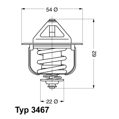 Слика на Термостат WAHLER 3467.85D