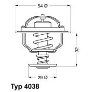 Слика 1 на Термостат WAHLER 4038.76D