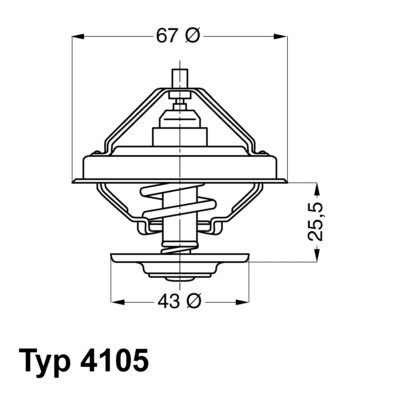 Слика на Термостат WAHLER 4105.83D