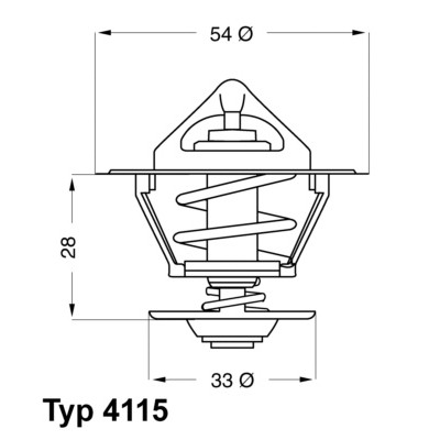 Слика на Термостат WAHLER 4115.92D