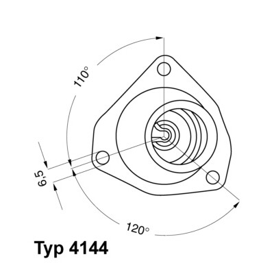 Слика на Термостат WAHLER 4144.92D