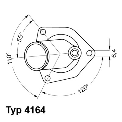 Слика на Термостат WAHLER 4164.92D