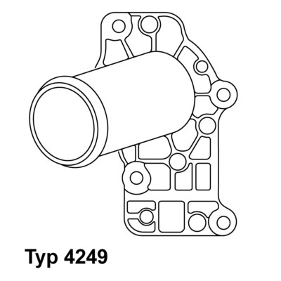 Слика на Термостат WAHLER 4249.71D за Porsche 911 (997) 3.8 Carrera 4S - 355 коњи бензин