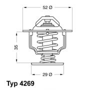 Слика 1 $на Термостат WAHLER 4269.78D