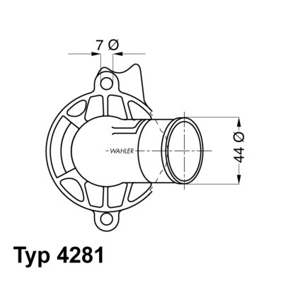 Слика на Термостат WAHLER 4281.87D за Mercedes ML-class (w163) ML 350 - 235 коњи бензин