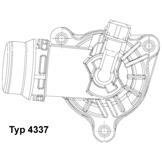 Слика на Термостат WAHLER 4337.105D за BMW 3 Touring E46 316 i - 115 коњи бензин