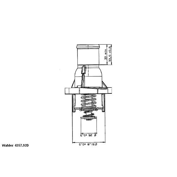 Слика на Термостат WAHLER 4357.92D