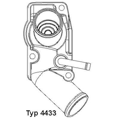 Слика на Термостат WAHLER 4433.92D за Opel Astra G Hatchback 2.2 DTI - 125 коњи дизел